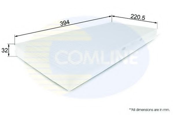 Фильтр салона COMLINE EKF250