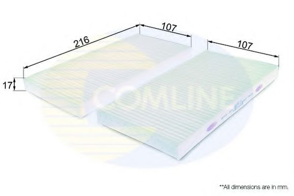 Фильтр салона COMLINE EKF261