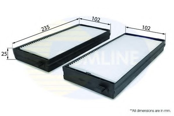 Фильтр салона COMLINE EKF263