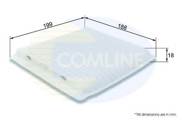 Фильтр салона COMLINE EKF266