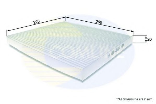 Фильтр салона COMLINE EKF187