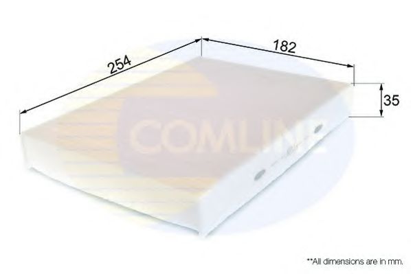 Фильтр салона COMLINE EKF317
