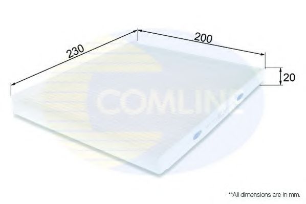 Фильтр салона COMLINE EKF321