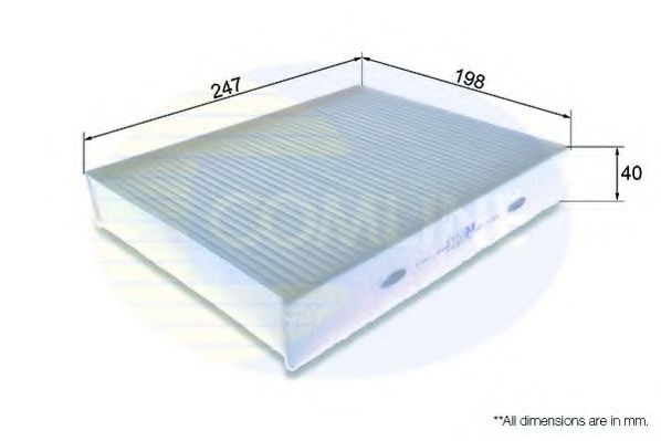 Фильтр салона COMLINE EKF323