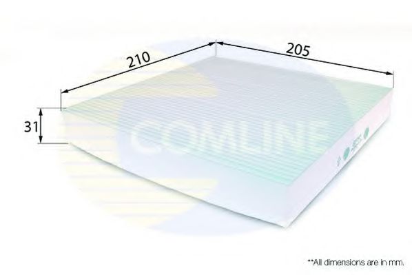 Фильтр салона COMLINE EKF192