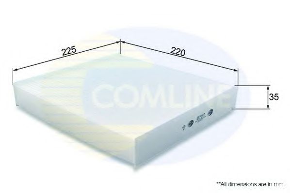 Фильтр салона COMLINE EKF193