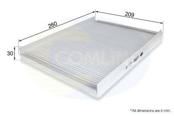 Фильтр салона COMLINE EKF329