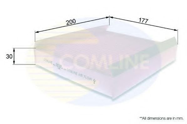 Фильтр салона COMLINE EKF198
