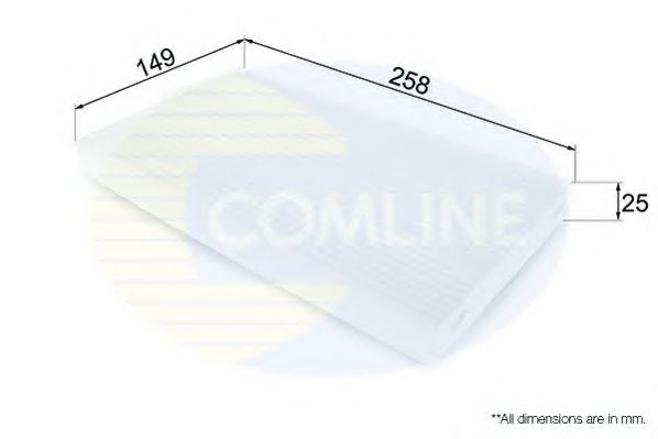 Фильтр салона COMLINE EKF344