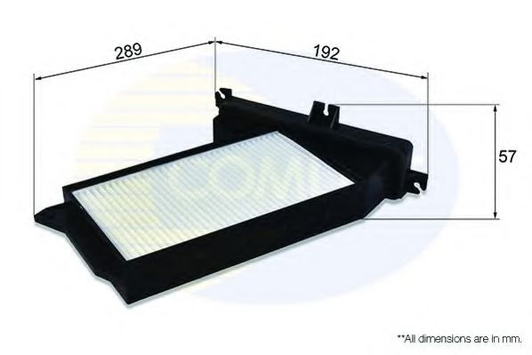 Фильтр салона COMLINE EKF346