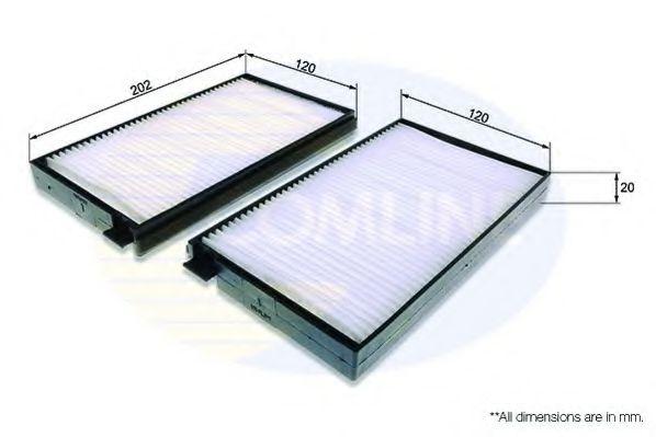Фільтр салону COMLINE EKF358-2
