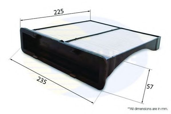Фільтр салону COMLINE EKF363