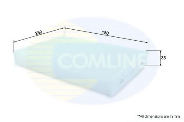 Фільтр салону COMLINE EKF371