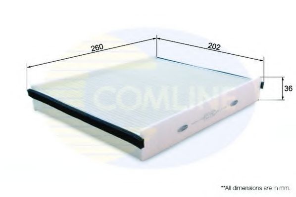 Фильтр салона COMLINE EKF375
