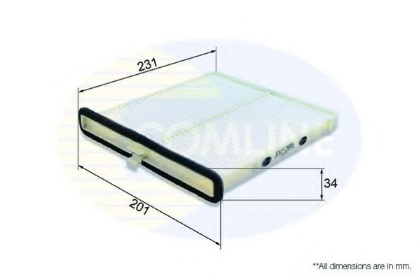 Фильтр салона COMLINE EKF385