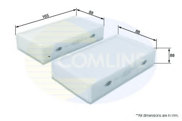 Фільтр салону COMLINE EKF390-2