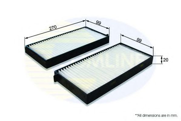 Фильтр салона COMLINE EKF396-2