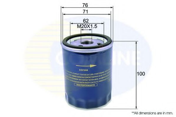 Масляный фильтр COMLINE EOF008