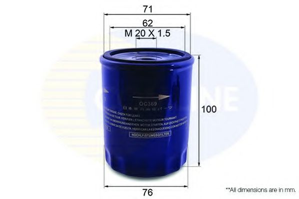 Масляний фільтр COMLINE CMB11322
