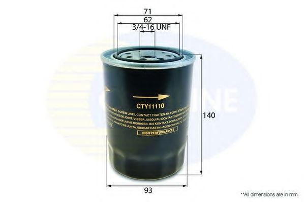 Масляный фильтр COMLINE CTY11110