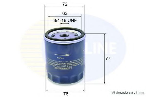 Масляный фильтр COMLINE EOF023