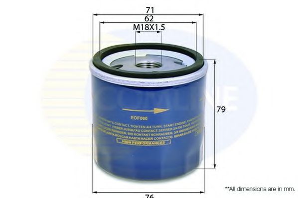 Масляний фільтр COMLINE EOF060