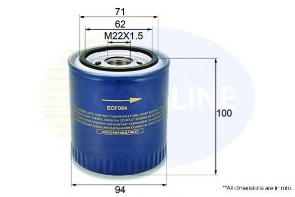 Масляный фильтр COMLINE EOF064