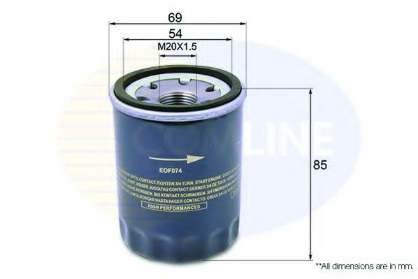 Масляный фильтр COMLINE EOF074