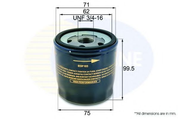 Масляный фильтр COMLINE EOF103