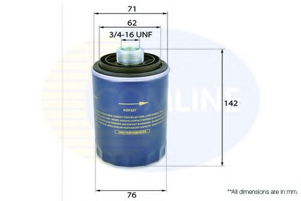 Масляный фильтр COMLINE EOF227