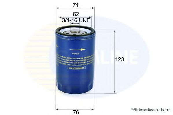 Масляний фільтр COMLINE EOF230