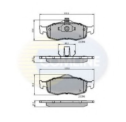Тормозные колодки COMLINE CBP0514