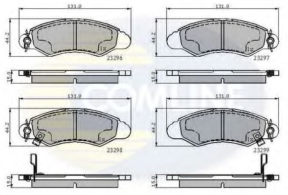 Тормозные колодки COMLINE CBP3814