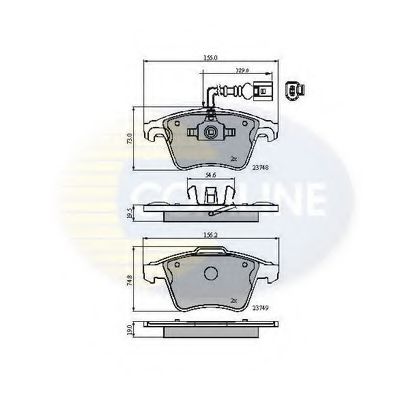 Тормозные колодки COMLINE CBP11311