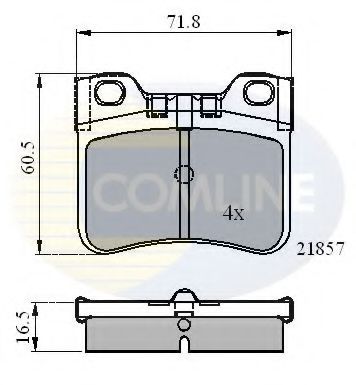 Тормозные колодки COMLINE CBP0771