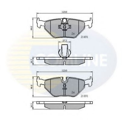 Тормозные колодки COMLINE CBP01011