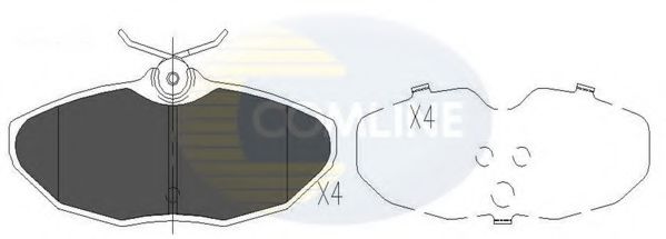 Тормозные колодки COMLINE CBP01104