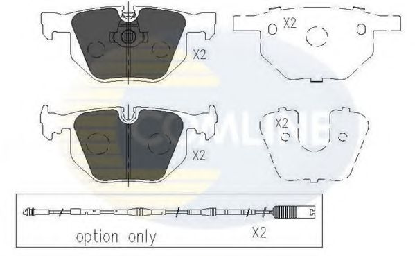 Тормозные колодки COMLINE CBP01205