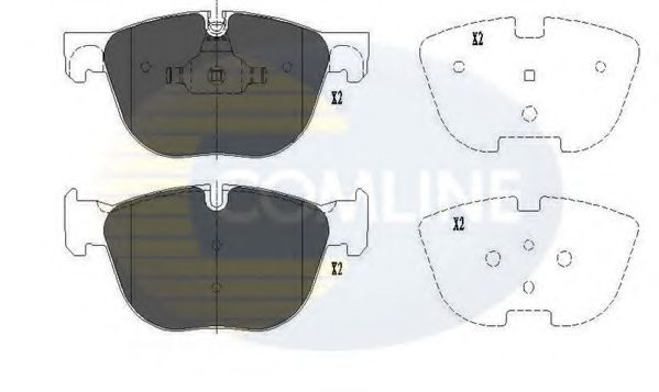 Тормозные колодки COMLINE CBP06003