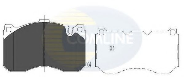 Тормозные колодки COMLINE CBP06005