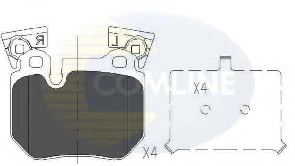 Тормозные колодки COMLINE CBP06023