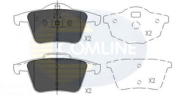 Тормозные колодки COMLINE CBP06027