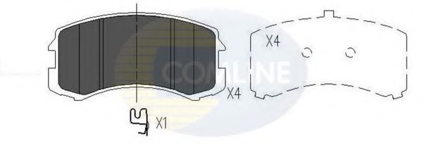 Тормозные колодки COMLINE CBP06061