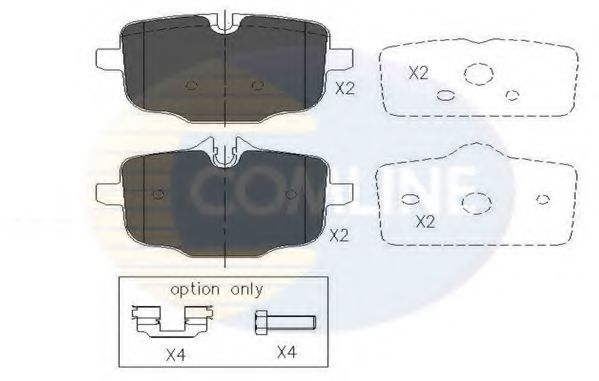 Тормозные колодки COMLINE CBP06072