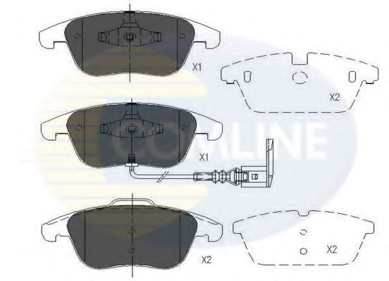 Тормозные колодки COMLINE CBP16022