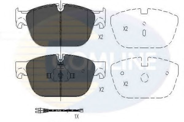 Тормозные колодки COMLINE CBP26004