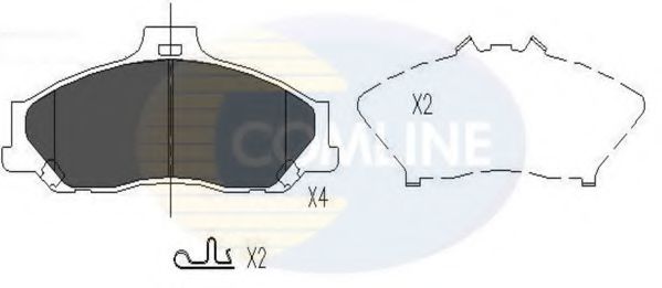 Тормозные колодки COMLINE CBP31245