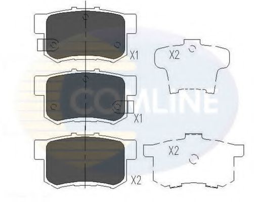 Тормозные колодки COMLINE CBP36049