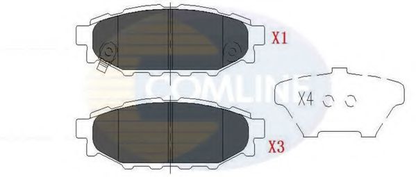 Тормозные колодки COMLINE CBP36052