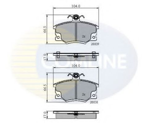 Тормозные колодки COMLINE CBP4137